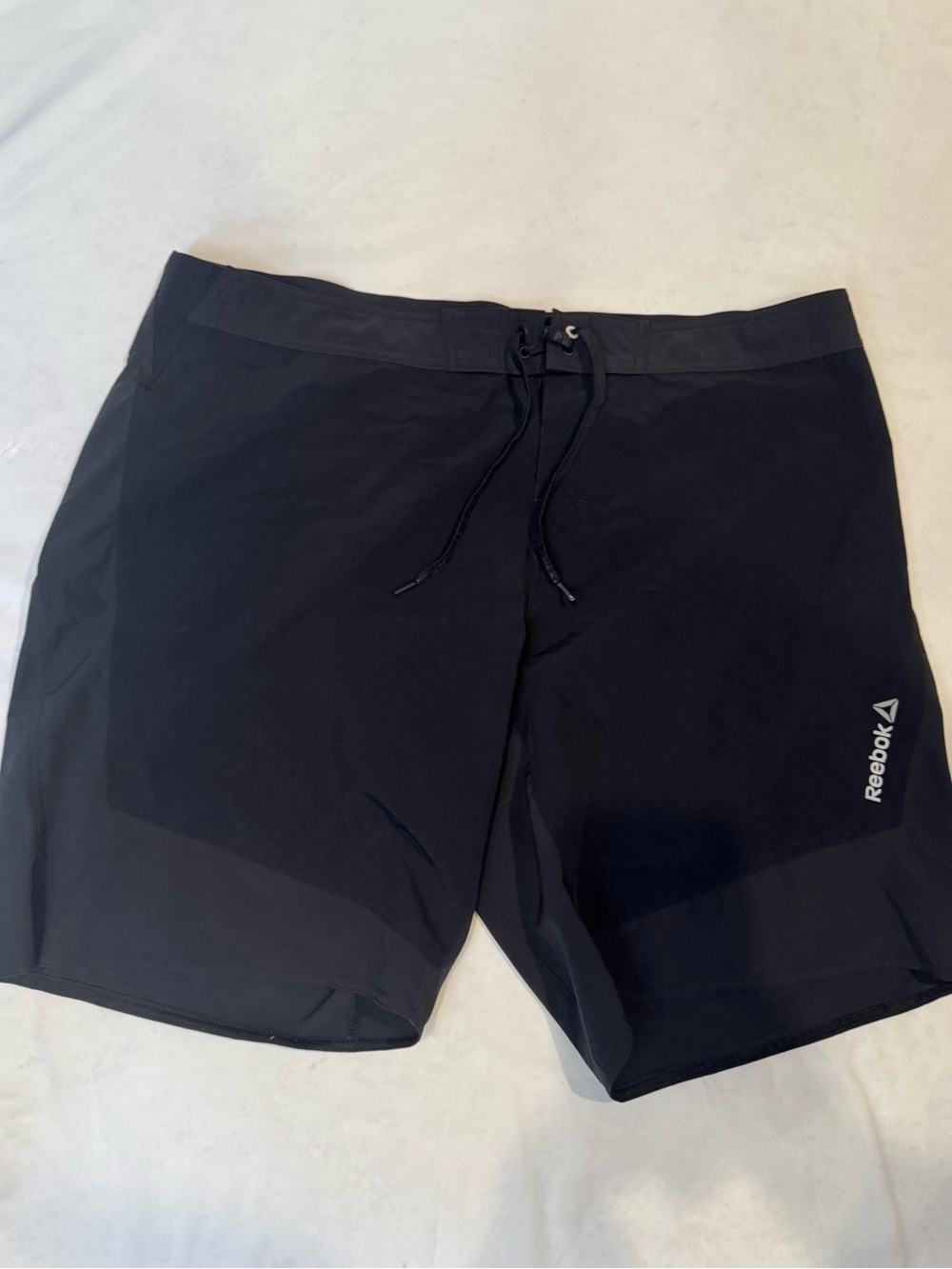 Reebok Men’s XL Black Board Shorts PlayDry Performance Athletic Swim Shorts